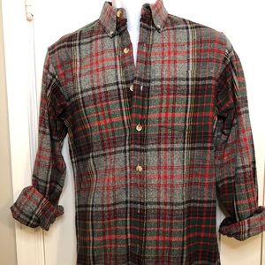 Button-down, festive flannel